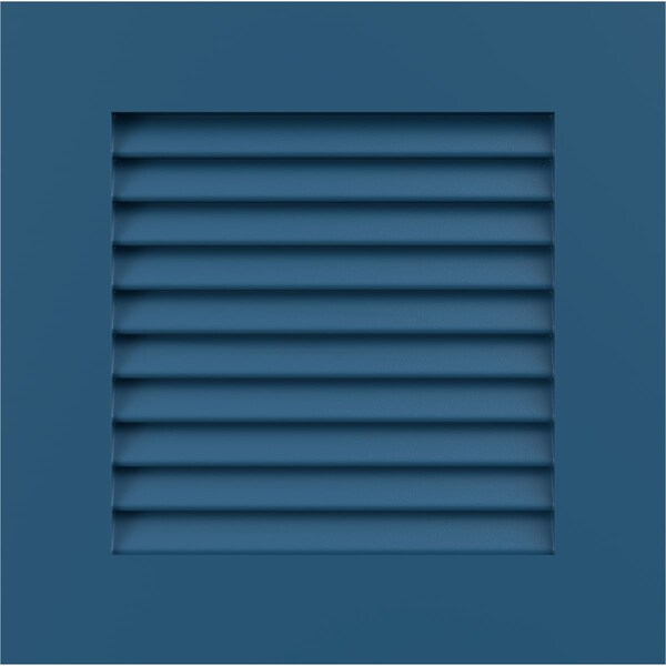 Ekena Millwork 12"W x 12"H True Fit PVC Louver Shutters Sample, Sojourn Blue SAMPLE-TFPLVHB - main